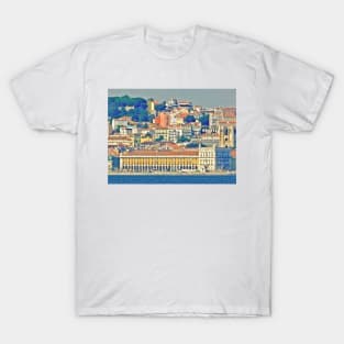 Lisbon. view from Tejo river. T-Shirt